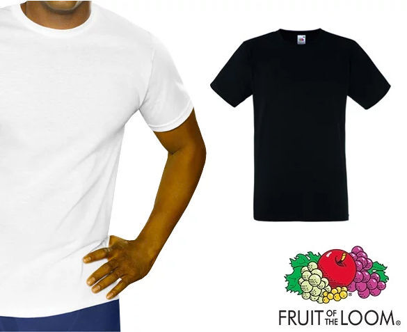 Ontspannend Overleven Hertellen 12-Pack Fruit of the Loom T-shirts | Nu met 72% korting