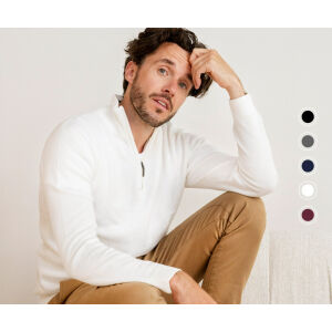 De Cappuccino Matteo Fleece Sweatshirt is een stijlvolle trui, welke gemaakt is van hoogwaardige materialen.