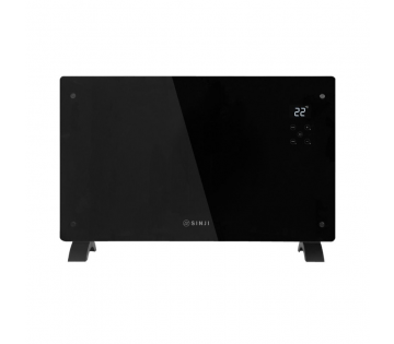 De Sinji Smart Paneelverwarmer is verkrijgbaar in de kleuren zwart en wit. 