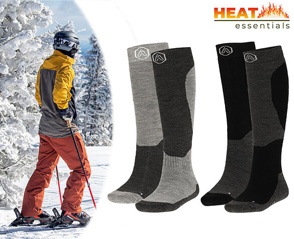 2-Pack Heat Essentials Skisokken