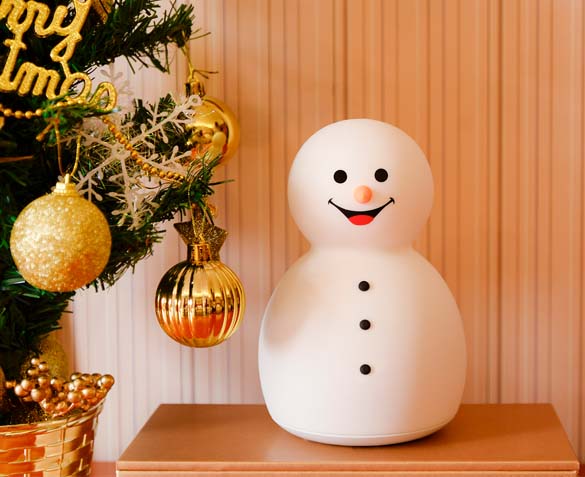 Sneeuwpop LED Lamp met muziek 1+1 gratis